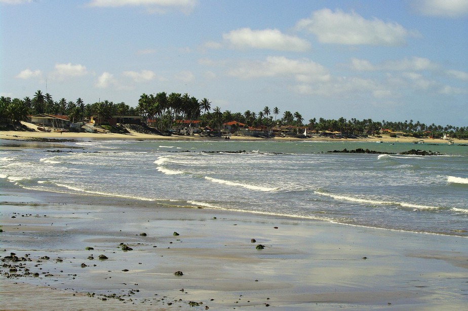 Estudo foi conduzido em um recife raso em Maracajaú, litoral norte do Rio Grande do Norte.