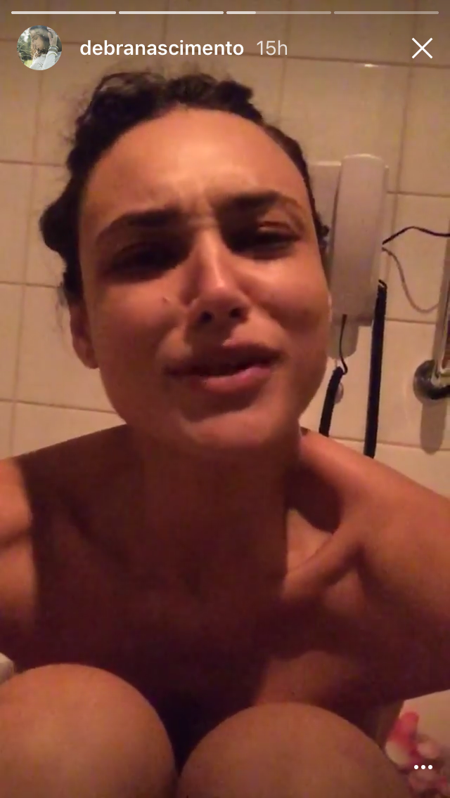 Débora Nascimento em vídeo no Instagram (Foto: reprodução )