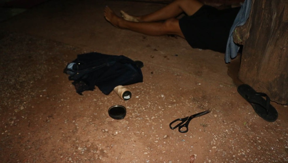 Marina Garcia foi encontrada morta na casa onde morava com o filho — Foto: Cáceres Notícias