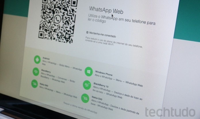 WhatsApp Web permite apagar conversas e mensagens completas (Foto: Lucas Mendes/TechTudo)
