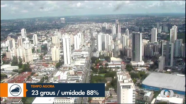 Previso  de chuva em Gois nesta quinta-feira