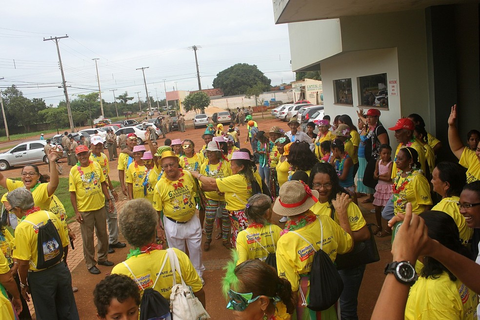 Idosos participam de carnaval em Palmas — Foto: Divulgação/Hospital Padre Luso