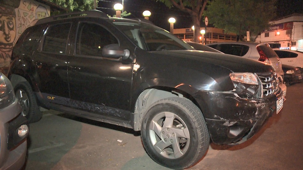 Carro foi roubado por suspeito em saída temporária do Dia das Mães (Foto: Manoel Neto/ TV Gazeta)
