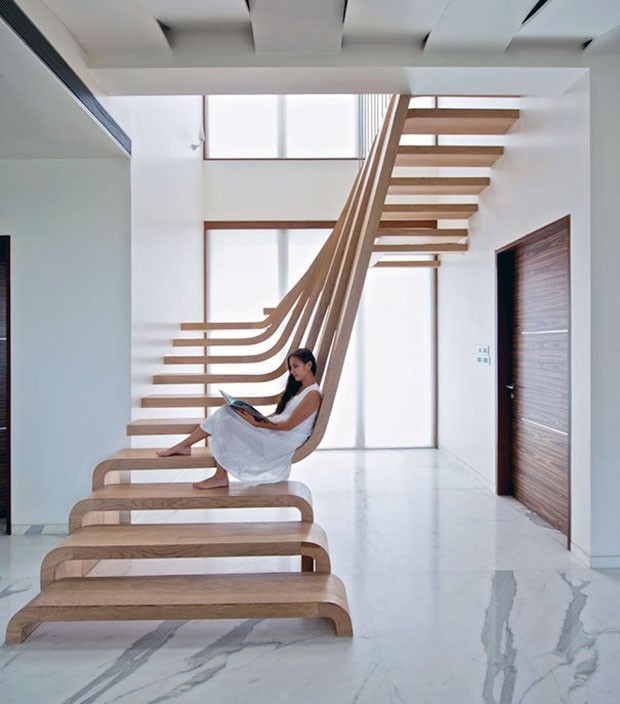 Ideias de escadas (Foto: Arquitectura en Movimiento/Divulgação)