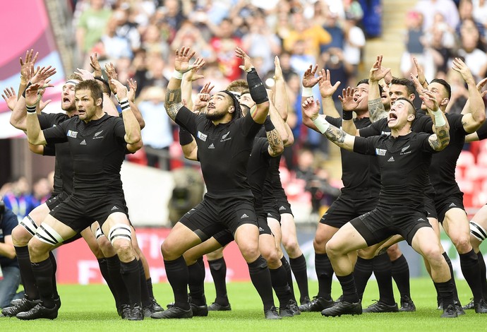 Nova Zelândia, Haka, Copa do Mundo de rúgbi (Foto: EFE)
