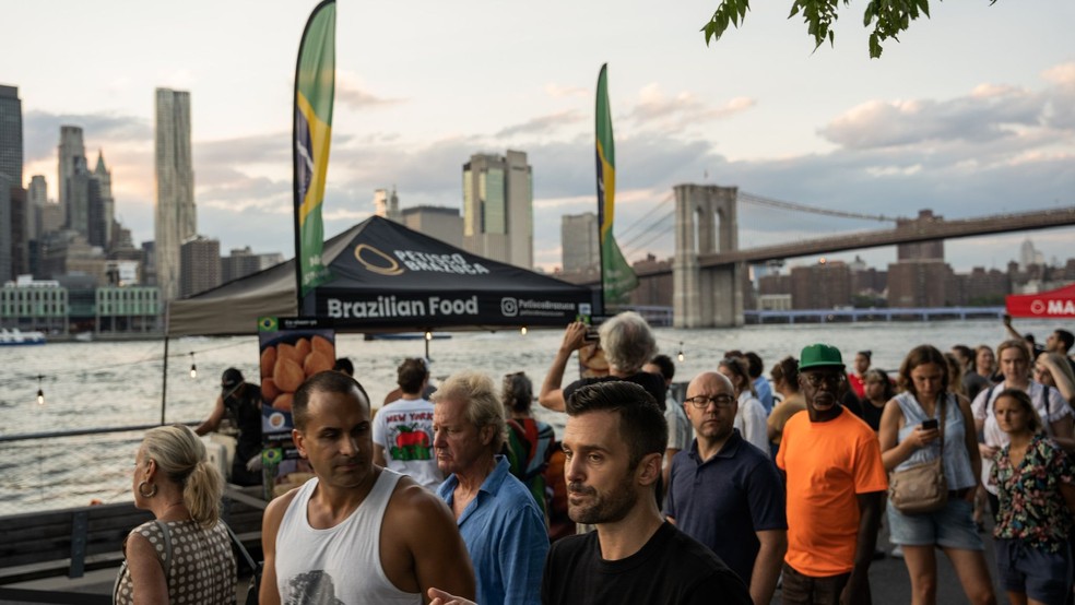 Tenda do Petisco Brazuca no Brooklyn Bridge Park — Foto: Divulgação