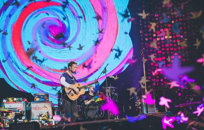 Coldplay provocou uma festa de positividade em São Paulo (Foto: Camila Cara/T4F/Divulgação)
