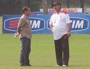 Zinho e Joel Santana  (Foto: Richard Fausto de Souza / Globoesporte.com)