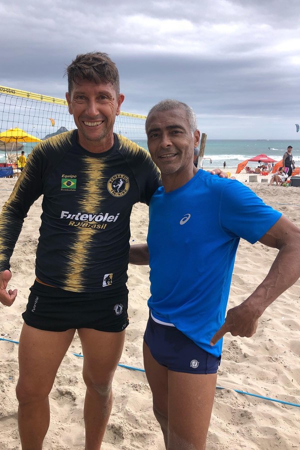 Flávio Velasco e Romário (Foto: Instagram/Reprodução)