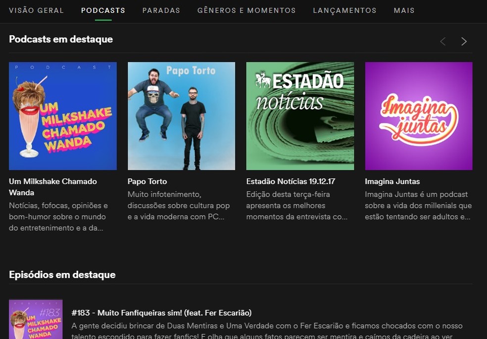 como ouvir podcasts no spotify players techtudo