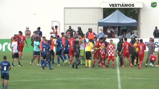 Ao fim da partida, jogadores de Nova Mutum e Tombense se envolveram em confusão, rapidamente controlada