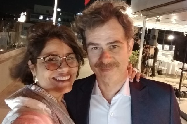 João Vitti e a mulher, Valéria Alencar  (Foto: Arquivo pessoal)