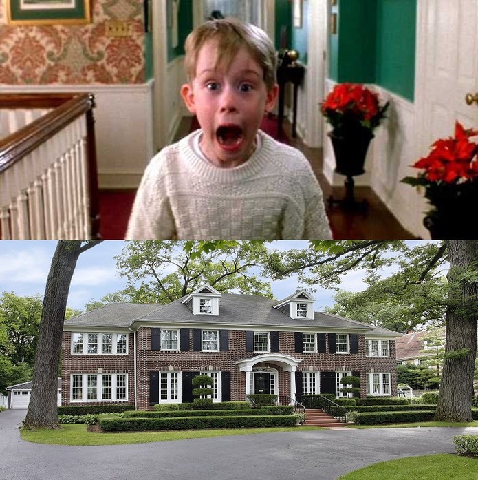A casa da família McCallister é o cenário principal do filme (Foto: Reprodução/Juliana Pixinine)