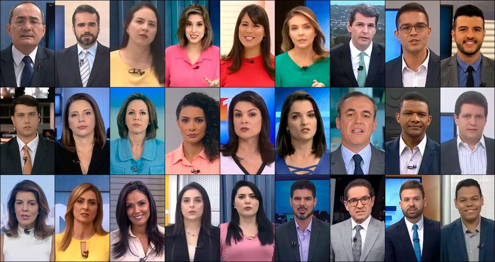 Veja quem são os apresentadores que vão estar na bancada do JN — Foto: Rede Globo