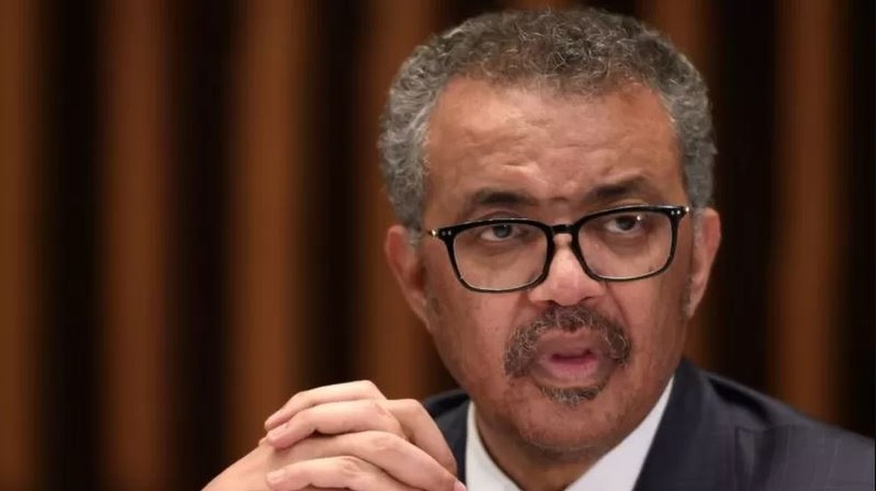 Tedros Adhanom Ghebreyesus, diretor da OMS — Foto: Getty Images/via BBC