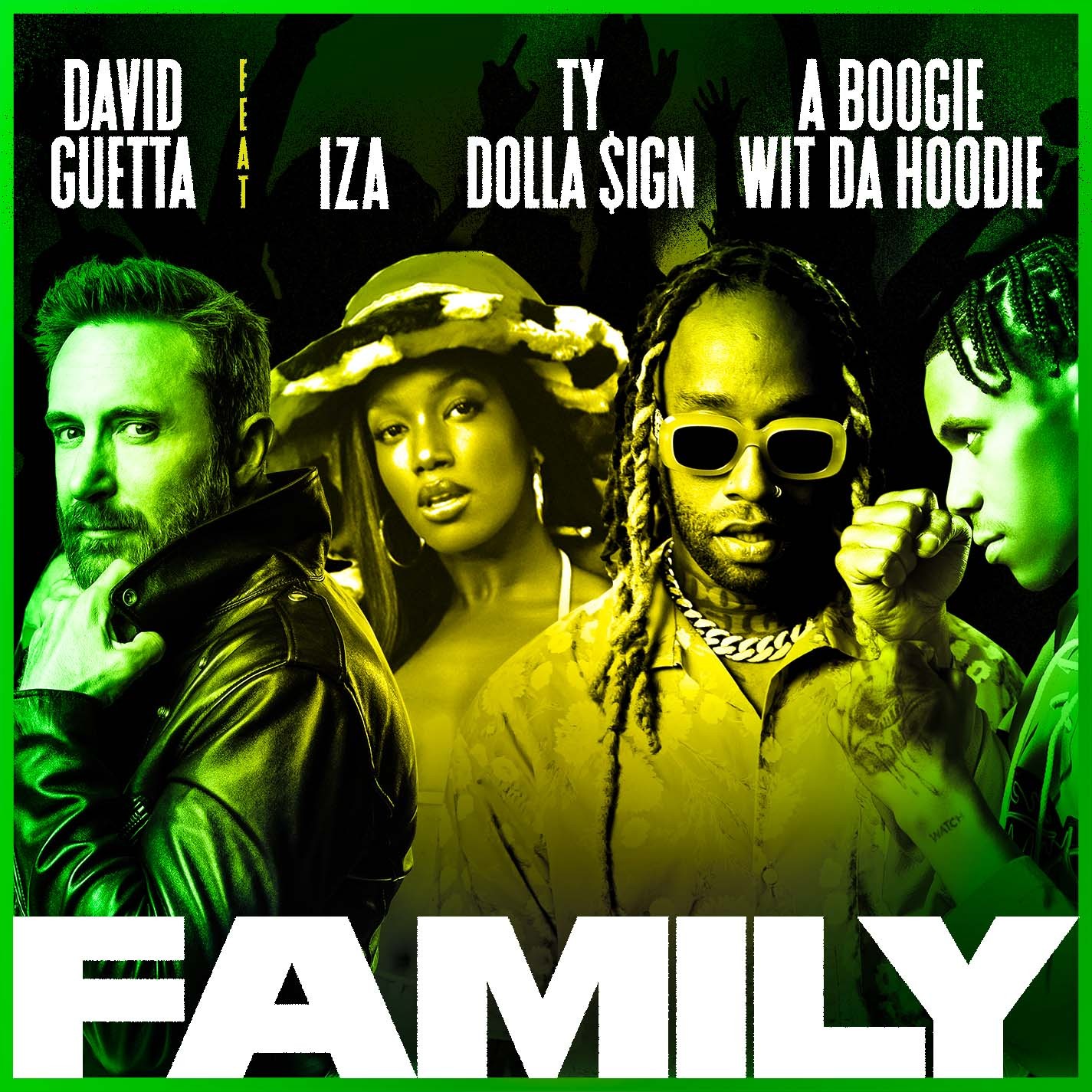 Iza, David Guetta, Ty Dolla $ign e A Boogie Wit Da Hoodie formam parceria para single “Family” (Foto: Reprodução/Twitter)