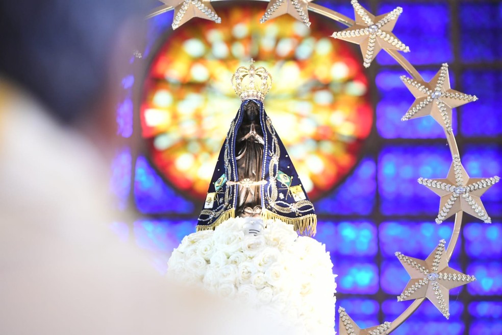 12 de outubro na Basílica de Aparecida — Foto: Thiago Leon/Santuário Nacional
