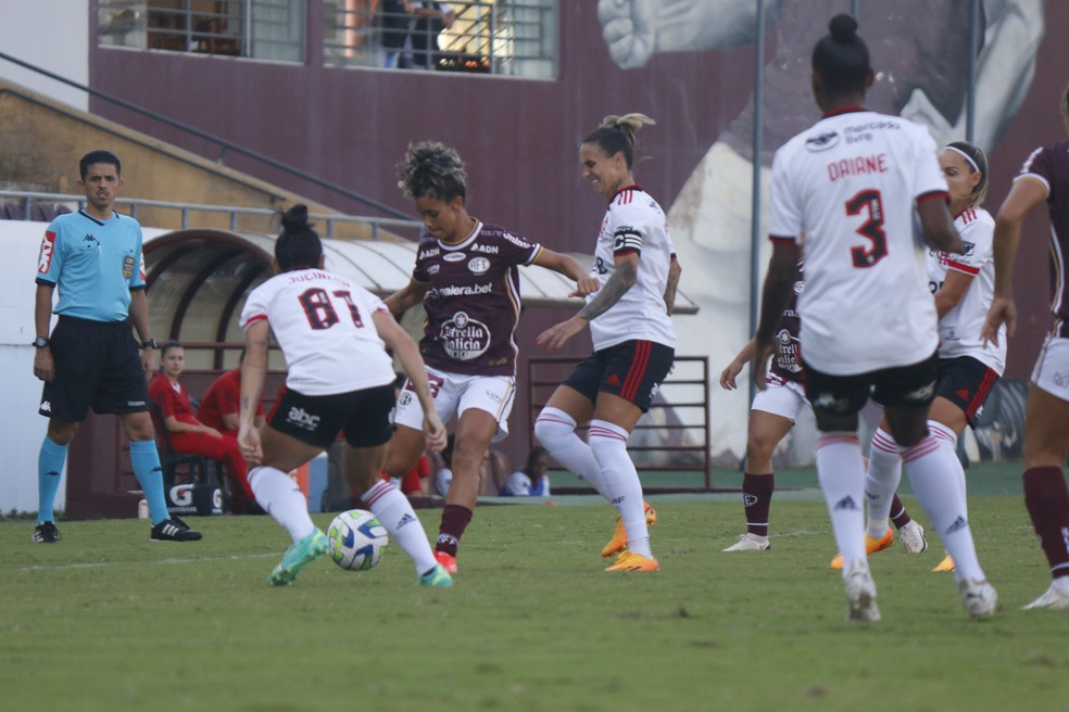 Ferrovi&aacute;ria e Flamengo ficaram no empate em Araraquara (SP) &mdash; Foto: Jonatan Dutra/Ferrovi&aacute;ria SAF
