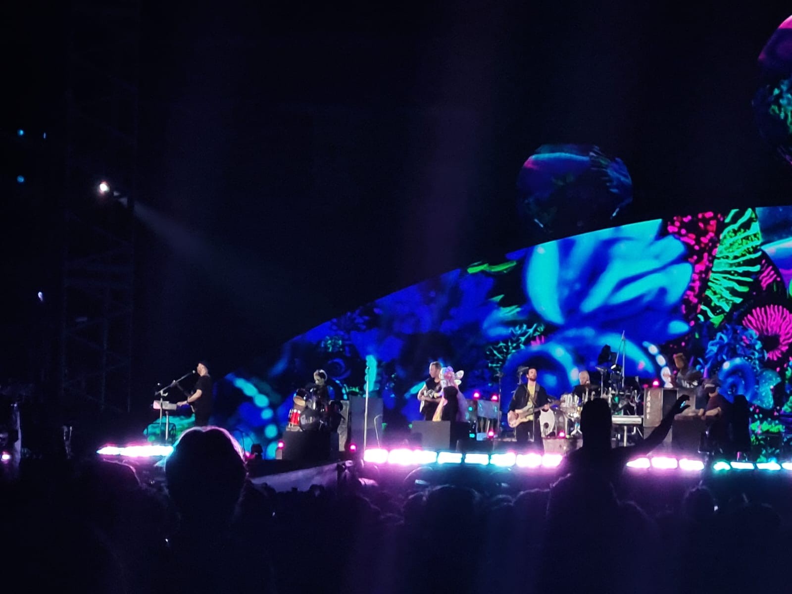 Show da banda britânica Coldplay no Estádio Nilton Santos (Engenhão), no Rio de Janeiro, em 26 de março de 2023 — Foto: Louise Queiroga