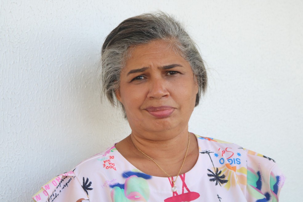 Guilhermina Ferreira de Sousa, vítima de tentativa de feminicídio — Foto: Lucas Marreiros /g1