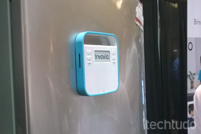 Invoxia pode ser colocado em geladeiras ou armários (Foto: Elson de Souza / TechTudo)