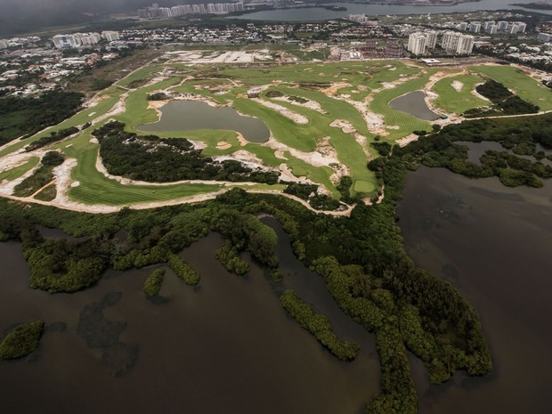 Campo de Golfe foi entregue nesta quarta-feira (18) pela prefeitura (Foto: Ricardo Sette Câmara/Prefeitura do Rio)
