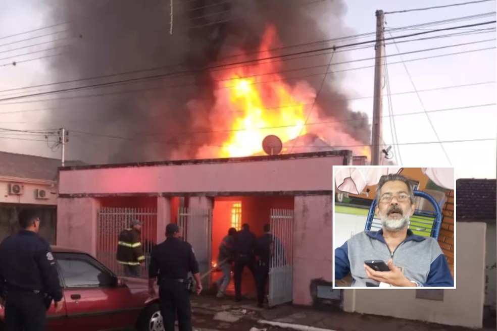 João Douglas Cleto morreu durante incêndio em Itararé — Foto: Arquivo pessoal