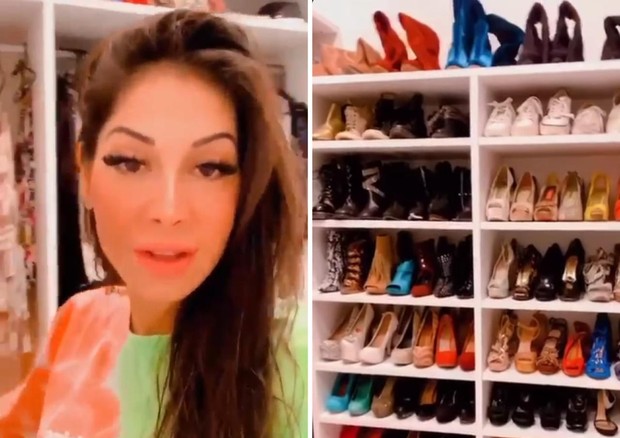  Mayra Cardi mostra que transformou despensa em closet na casa nova (Foto: Reprodução/Instagram)