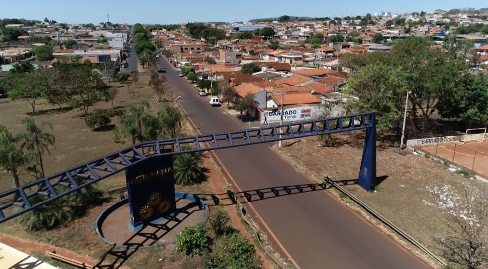 Serrana (SP), cidade de 45,6 mil habitantes na região de Ribeirão Preto — Foto: Reprodução/EPTV