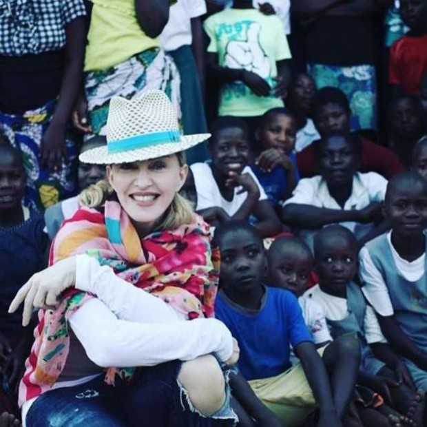 Madonna no Malawi (Foto: instagram / reprodução)