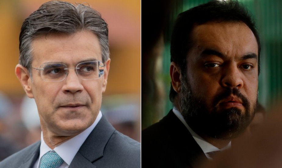 O governador de São Paulo, Rodrigo Garcia (PSDB), e o governador do Rio, Cláudio Castro (PL): dupla tem índices semelhantes na avaliação de governo