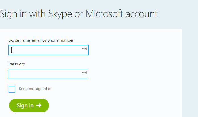 Faça login com uma conta Skype ou Microsoft (Foto: Reprodução/Paulo Alves)