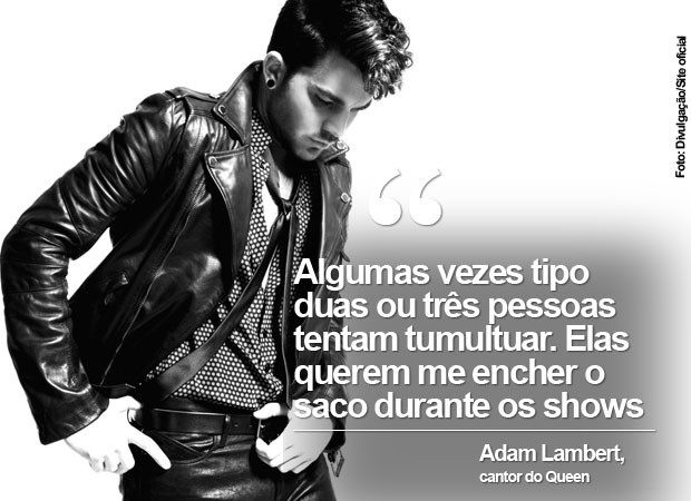 Adam Lambert canta com o Queen no Rock in Rio (Foto: Divulgação/Site oficial)