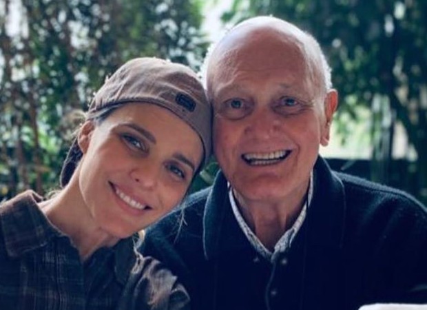 Fernanda Lima com o pai, Cleomar Lima, que está em estado grave após ter Covid-19 (Foto: Reprodução/Instagram)