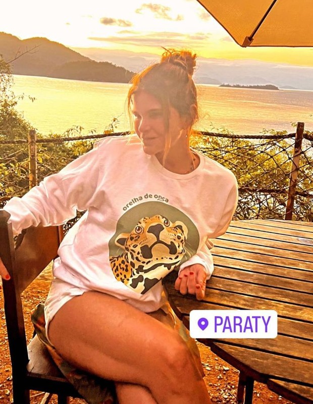 Cristiana Oliveira em Paraty (Foto: Reprodução/Instagram)