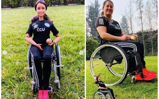 Atleta paralímpica chilena en silla de ruedas consigue su propia Barbie – Época Negócios