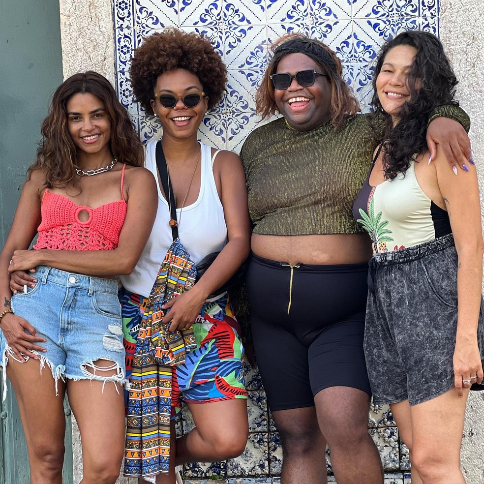 Lucy Alves, Camila Rocha, Fuega e Priscilla Vilela &mdash; Foto: Reprodu&ccedil;&atilde;o/Instagram