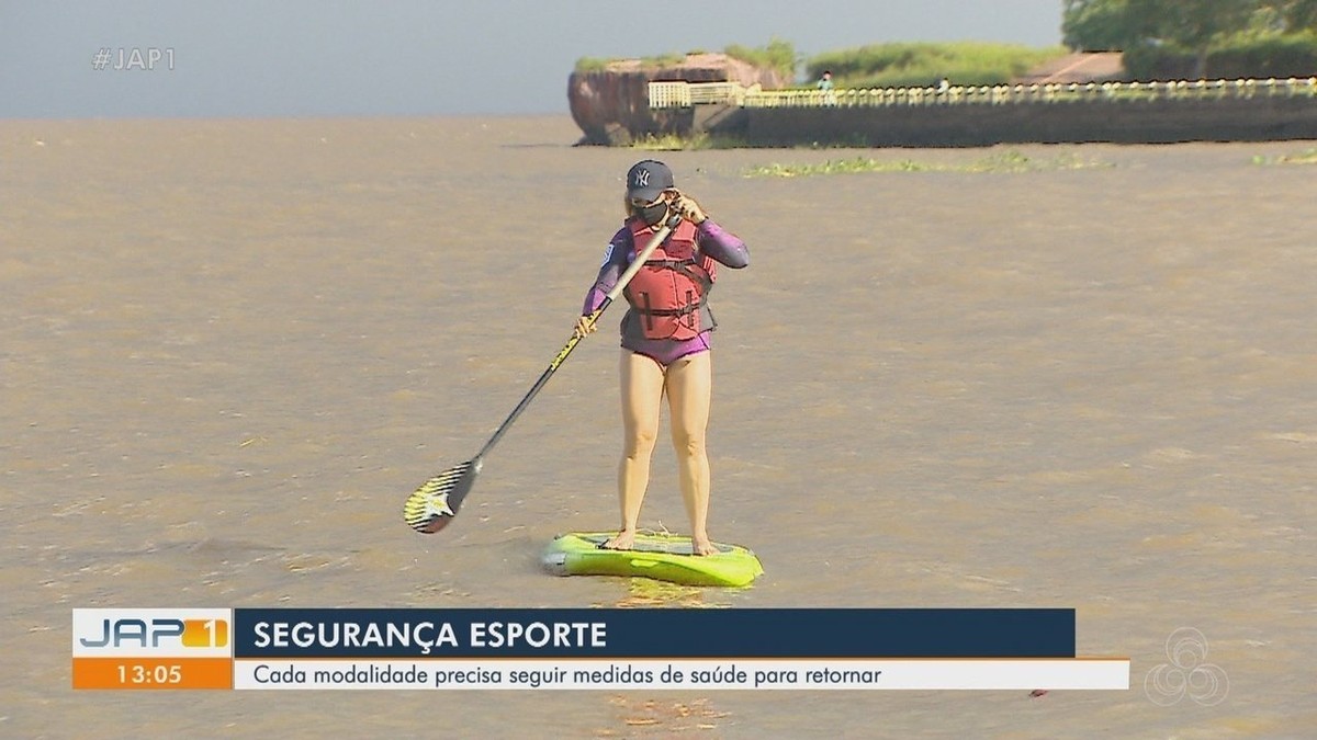 Atletas do stand up paddle no AP voltam ao Rio Amazonas seguindo regras