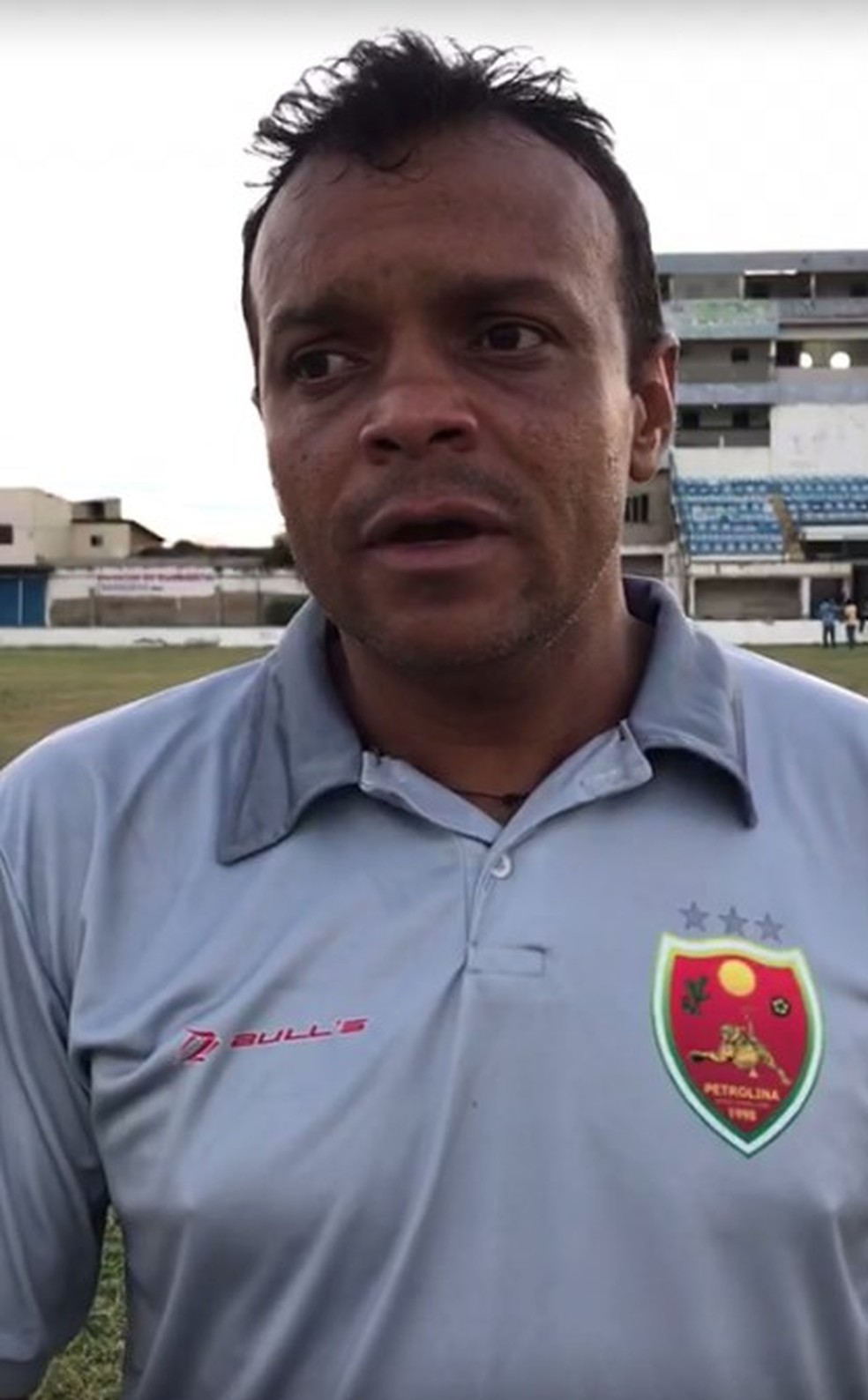 William Lima, técnico do Petrolina — Foto: Reprodução 