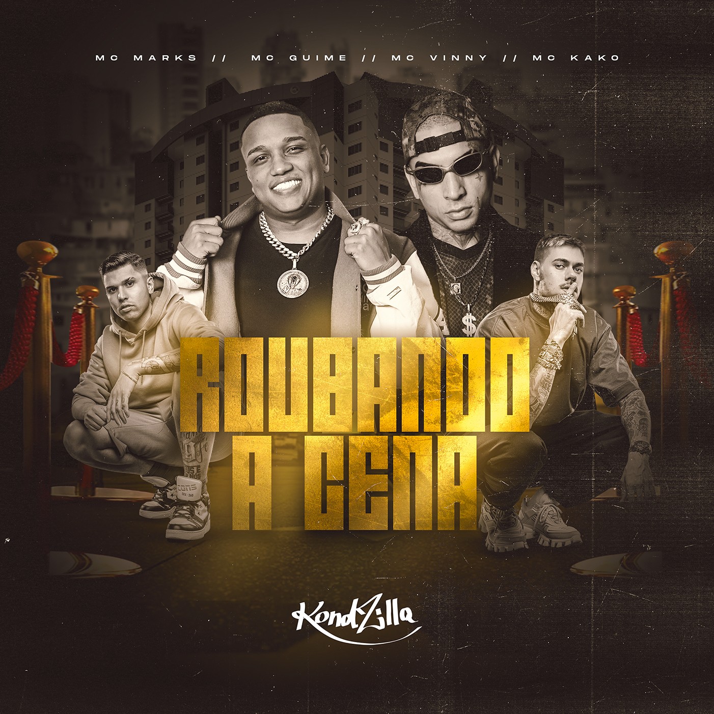 Guimê se une aos MC's Kako, Marks e Vinny na segunda música após o confinamento no 'BBB 23'