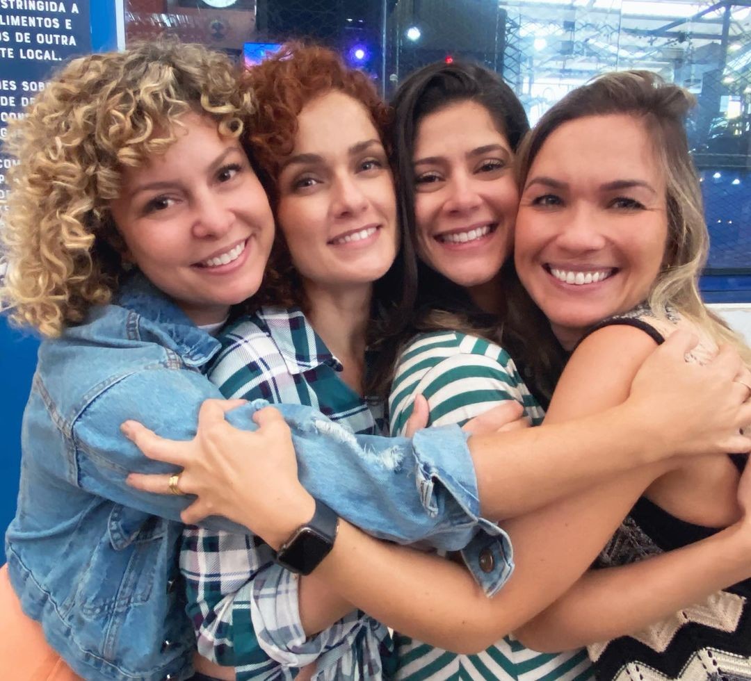 Bárbara Borges, Andrezza Cruz, Gisele Delaia e Vanessa Melo integraram o grupo de paquitas 'Nova Geração' (Foto: Instagram / Reprodução)