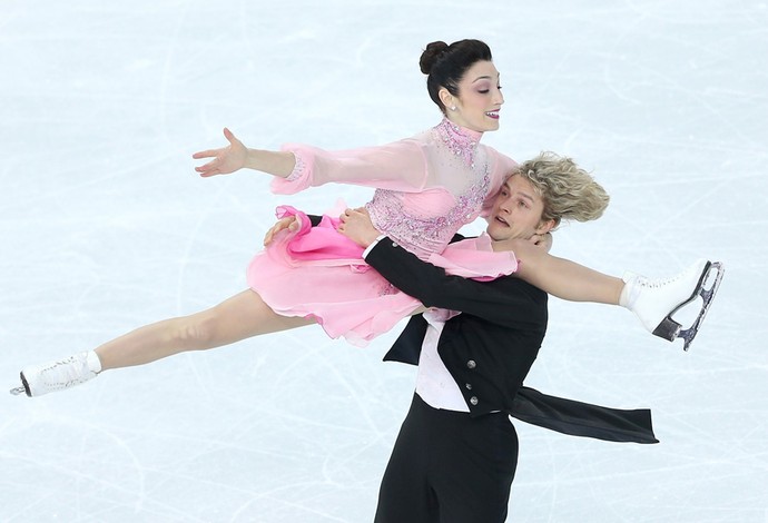 meryl davis charlie white  gelo sochi olimpiadas de inverno (Foto: Getty Images)