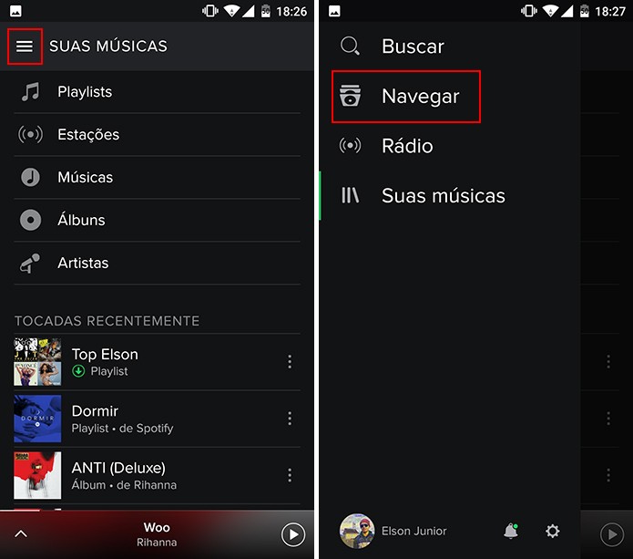 Spotify permite encontrar shows no Android e iPhone facilmente (Foto: Reprodução/Elson de Souza)