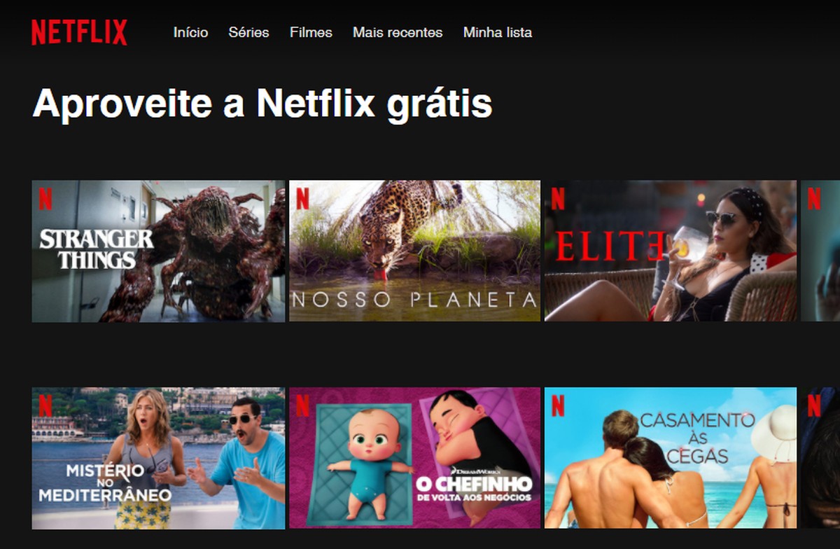 Como conseguir netflix gratis