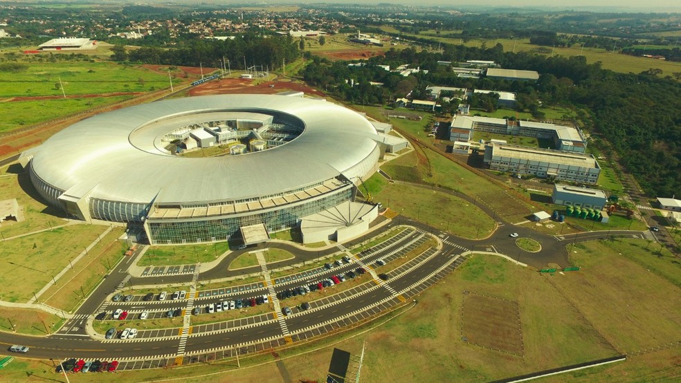Sirius: maior estrutura científica do país, instalada no CNPEM, que fará parte do hub internacional. — Foto: CNPEM/Sirius/Divulgação