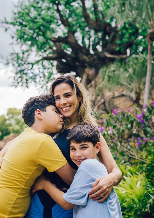 Wanessa com os filhos em Orlando (Foto: Reprodução/ Instagram)