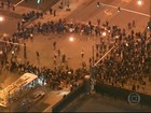 Manifestantes desafiam toque de recolher em Baltimore (EUA)
