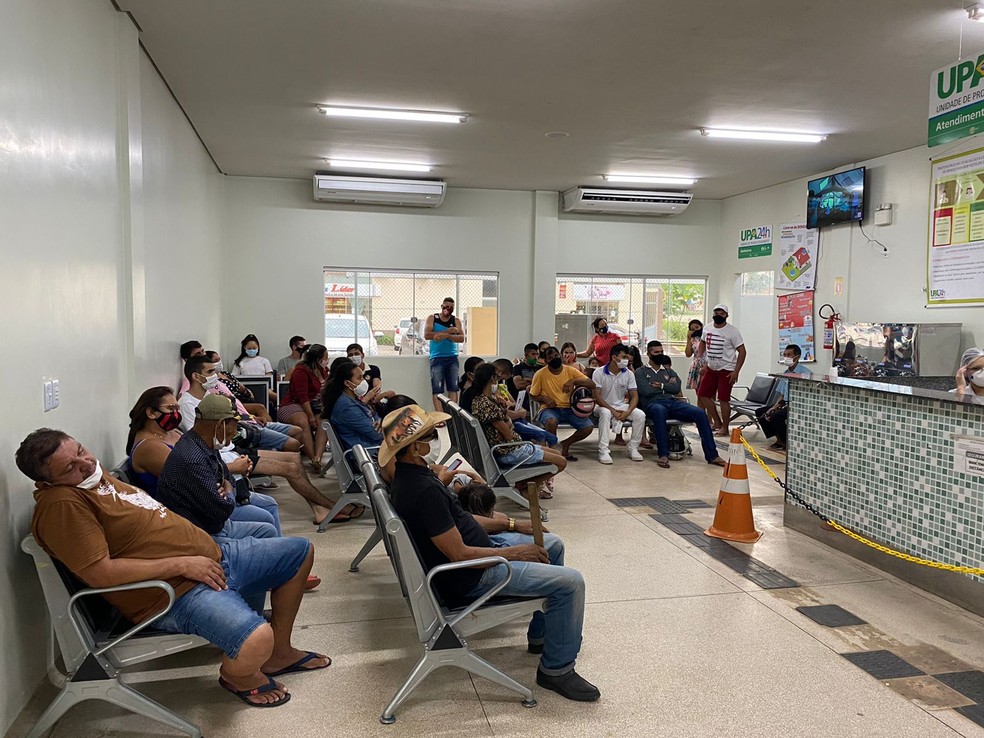 Atendimentos de pessoas com sintomas de gripe quase dobraram na UPA de Cruzeiro do Sul  — Foto: Bruno Vinícius/Rede Amazônica