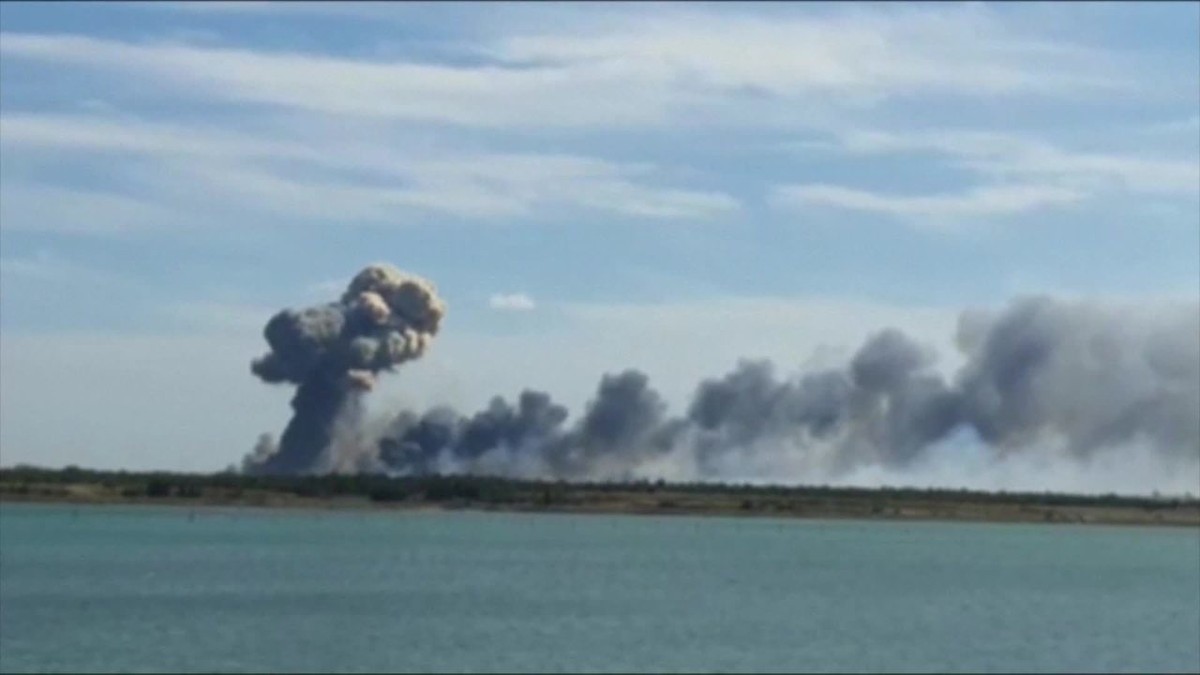 Explosão em base militar russa na Crimeia deixa 1 morto e 4 feridos, diz governo local