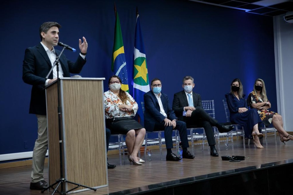 Alan Porto assumiu a pasta nessa terça-feira (3) — Foto: Marcos Vergueiro Secom-MT